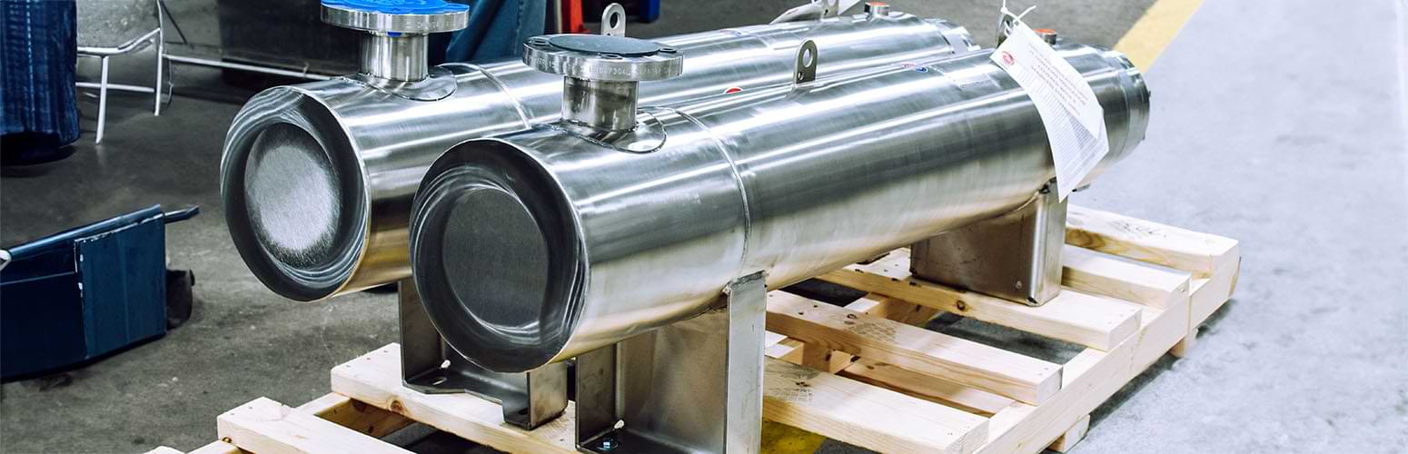 CIP solution heating