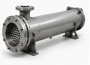 double wall tube construction with a vented interspace for potable water duty
